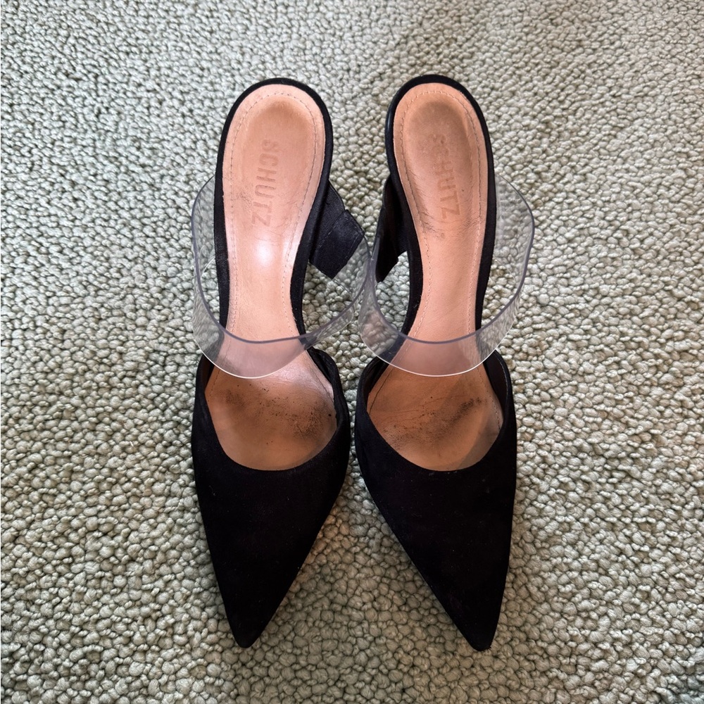 SCHUTZ

SIONNE MULE BLACK SUEDE/VINYL - Picture 3 of 10